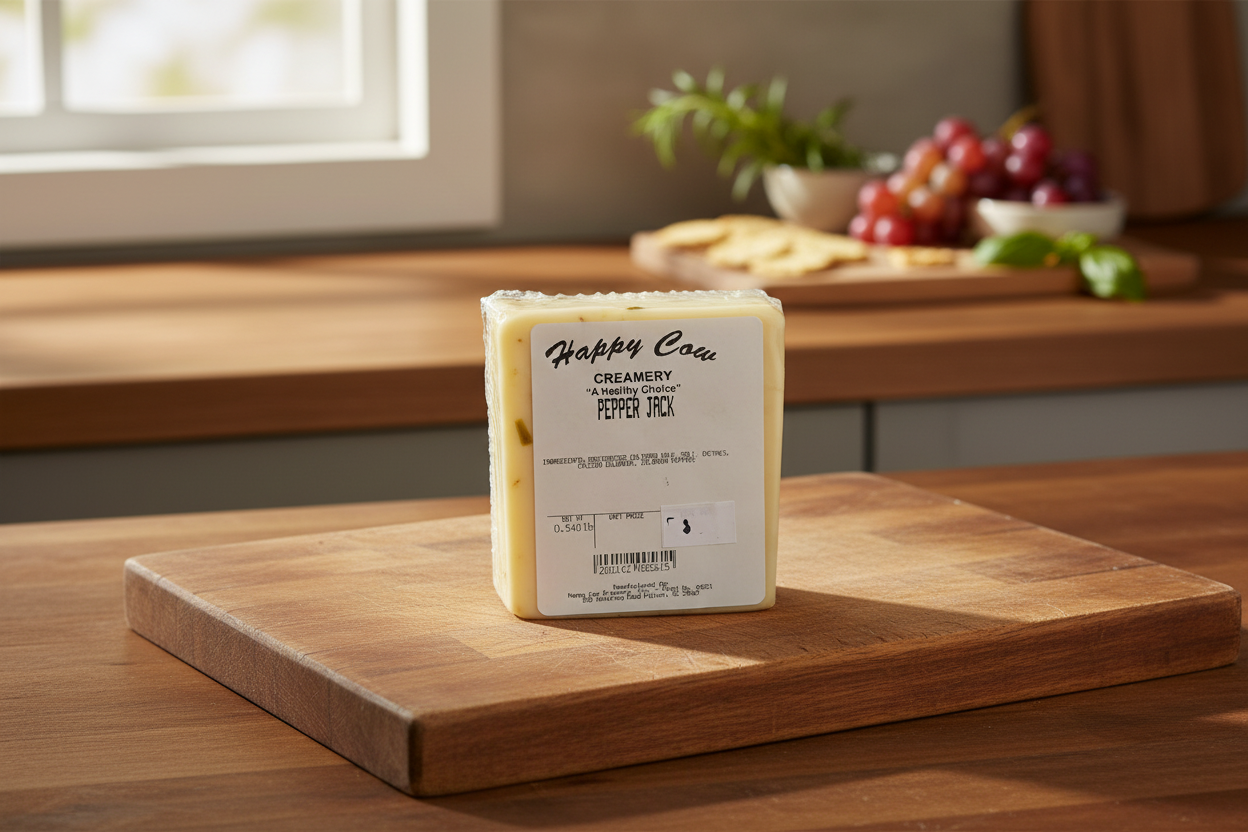 Happy Cow Creamery Pepper Jack Cheese