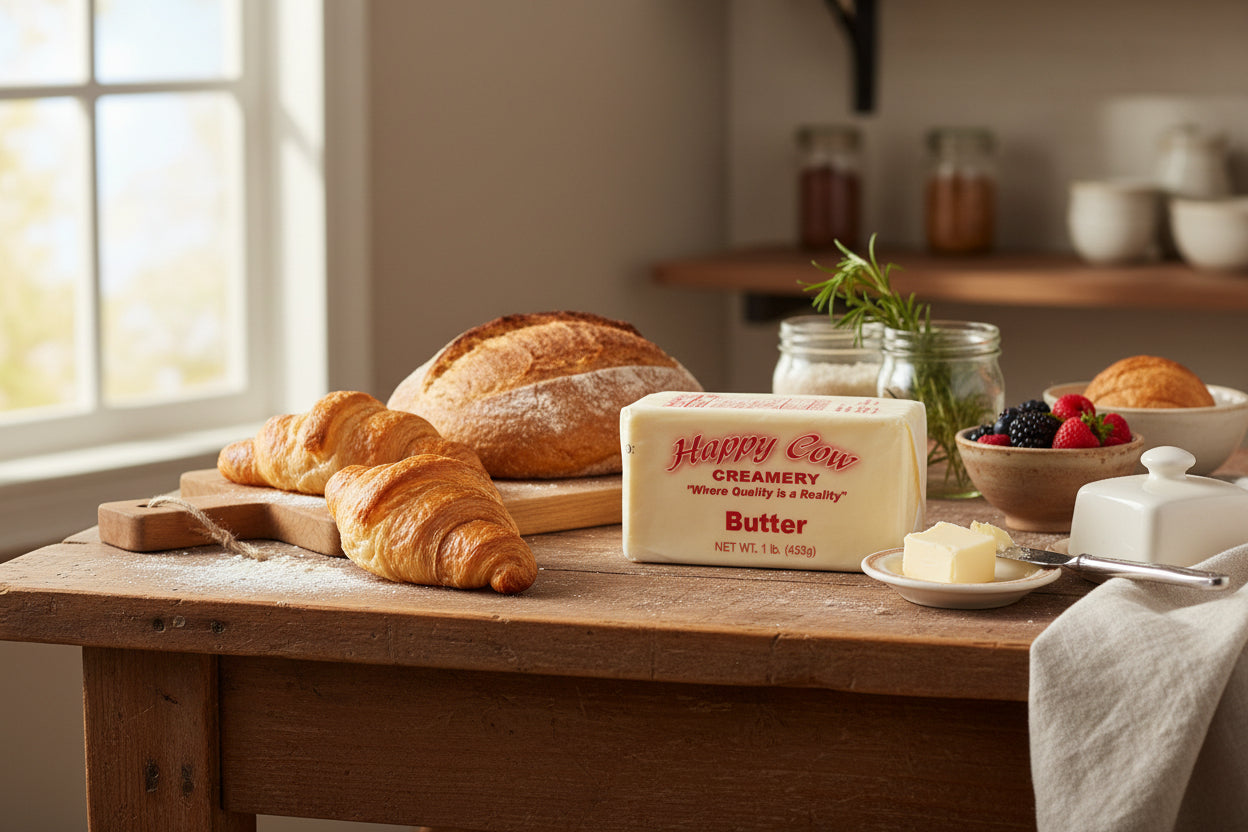 Happy Cow Creamery Salted Butter