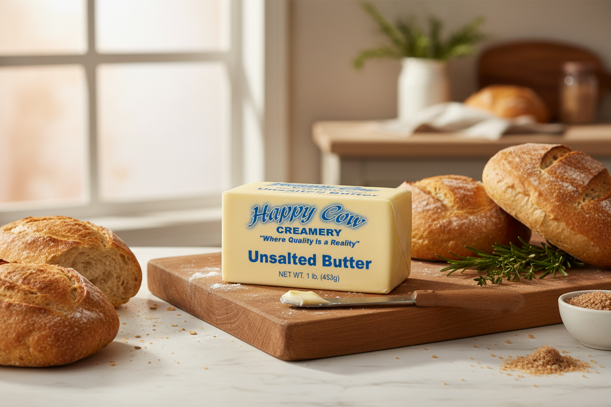 Happy Cow Creamery Unsalted Butter