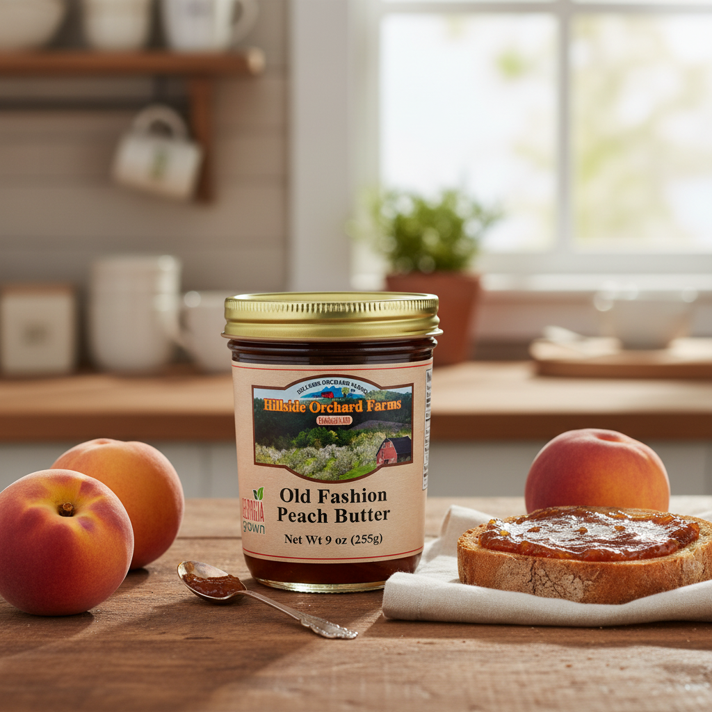 Hillside Orchard Farms Old Fashion Peach Butter – 9oz (255g)