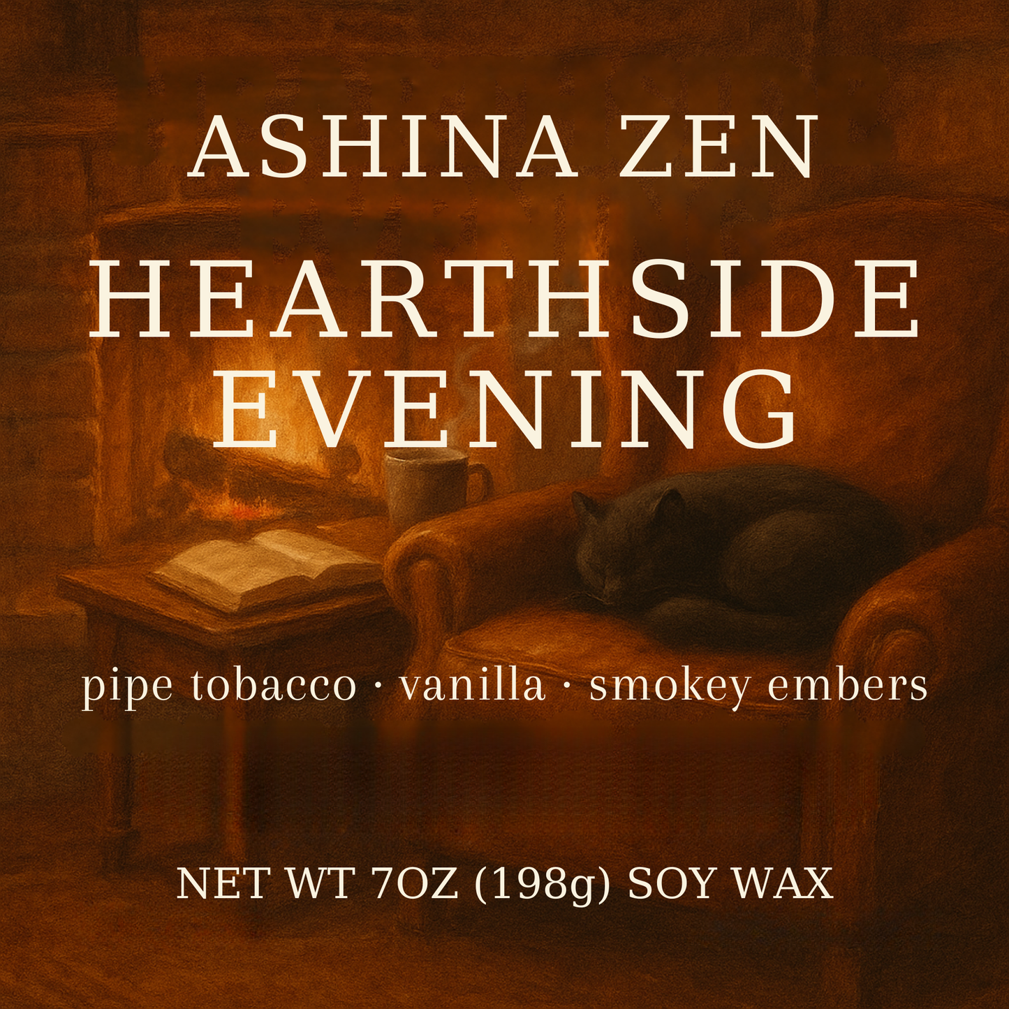 Hearthside Evening Soy Candle – 9oz