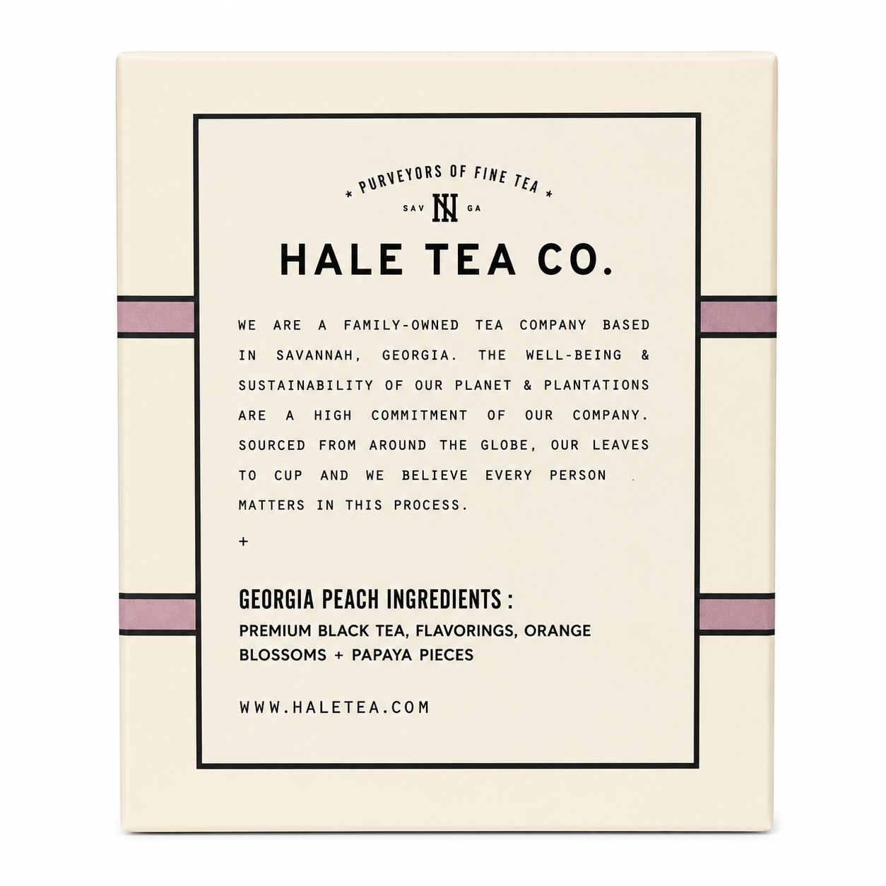 Hale Tea Co. Georgia Peach Tea