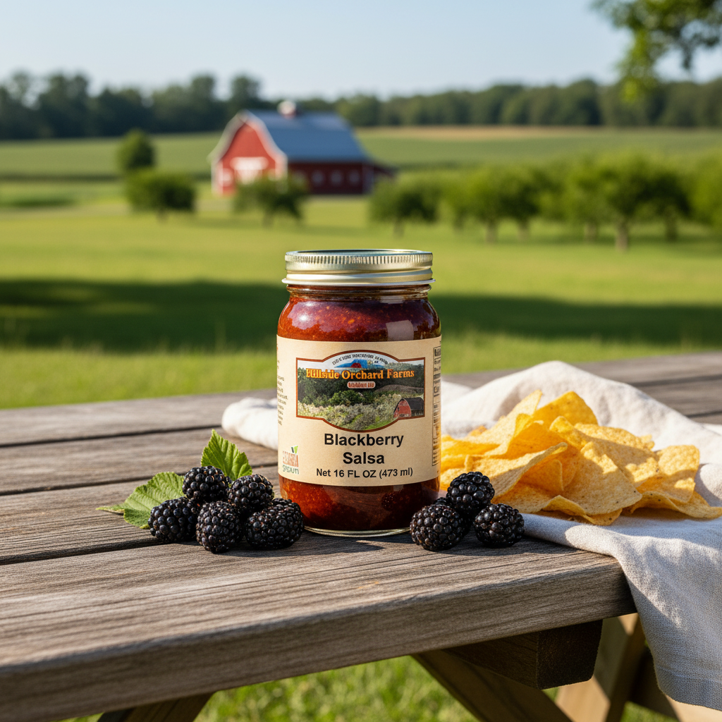Hillside Orchard Farms Blackberry Salsa (16 fl oz)
