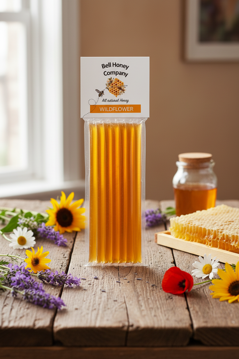 Bell Honey Honey Straws – 12 Pack