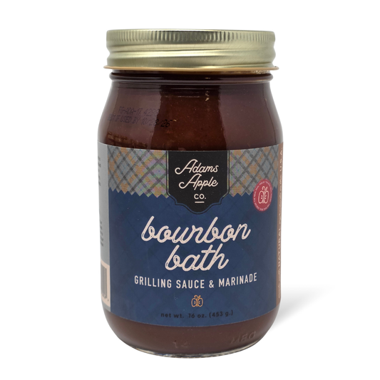 Adams Apple Co. Bourbon Bath Grilling Sauce & Marinade (16 oz)