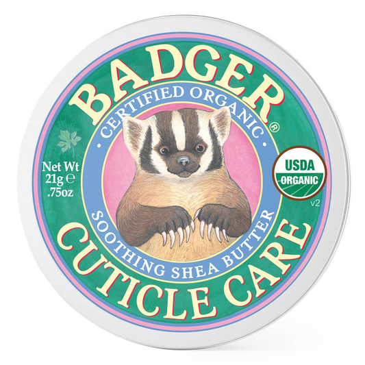 Badger Organic Cuticle Care Balm – Soothing Shea Butter (0.75 oz)