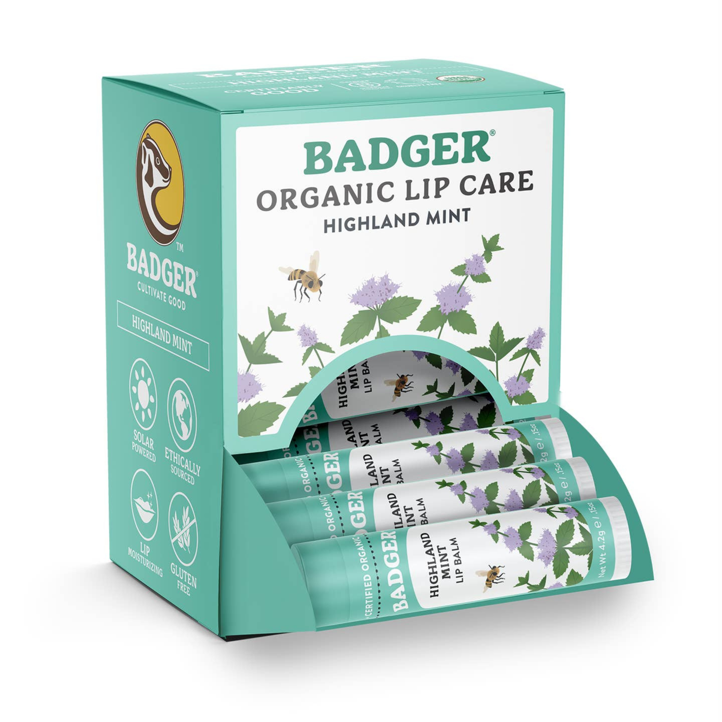 Badger Organic Lip Balm – Highland Mint