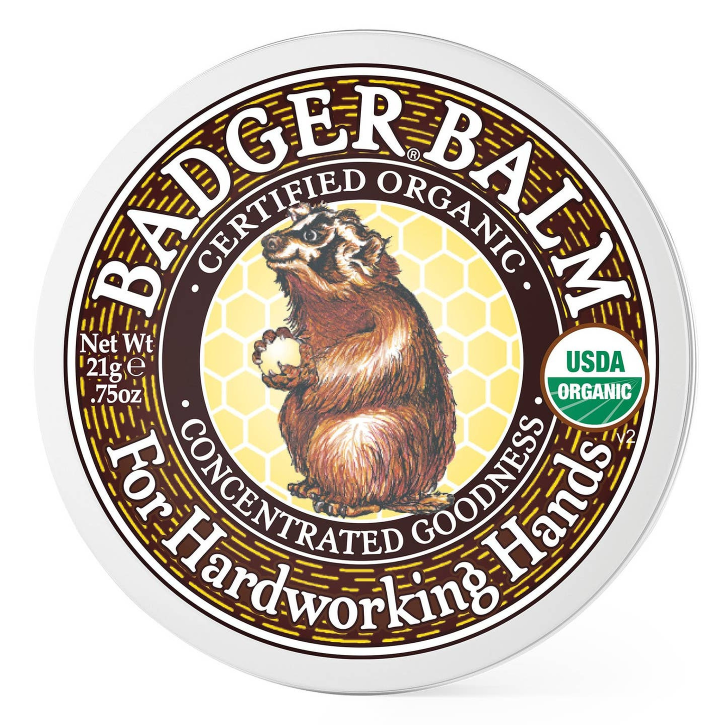 Badger Organic For Hardworking Hands Balm (0.75 oz)