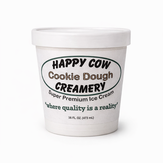 Happy Cow Creamery Cookie Dough Ice Cream (16 oz)