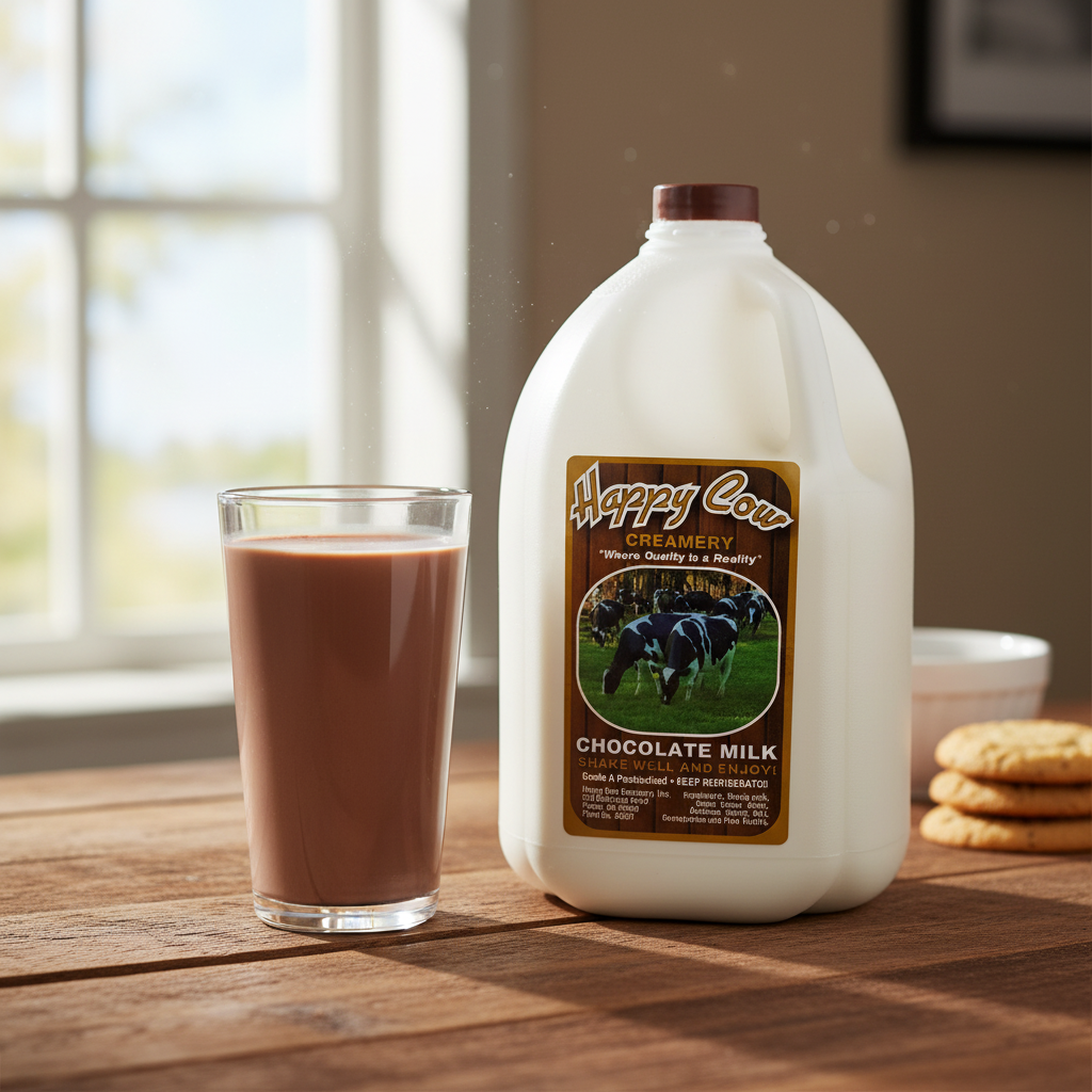 Happy Cow Creamery Chocolate Milk