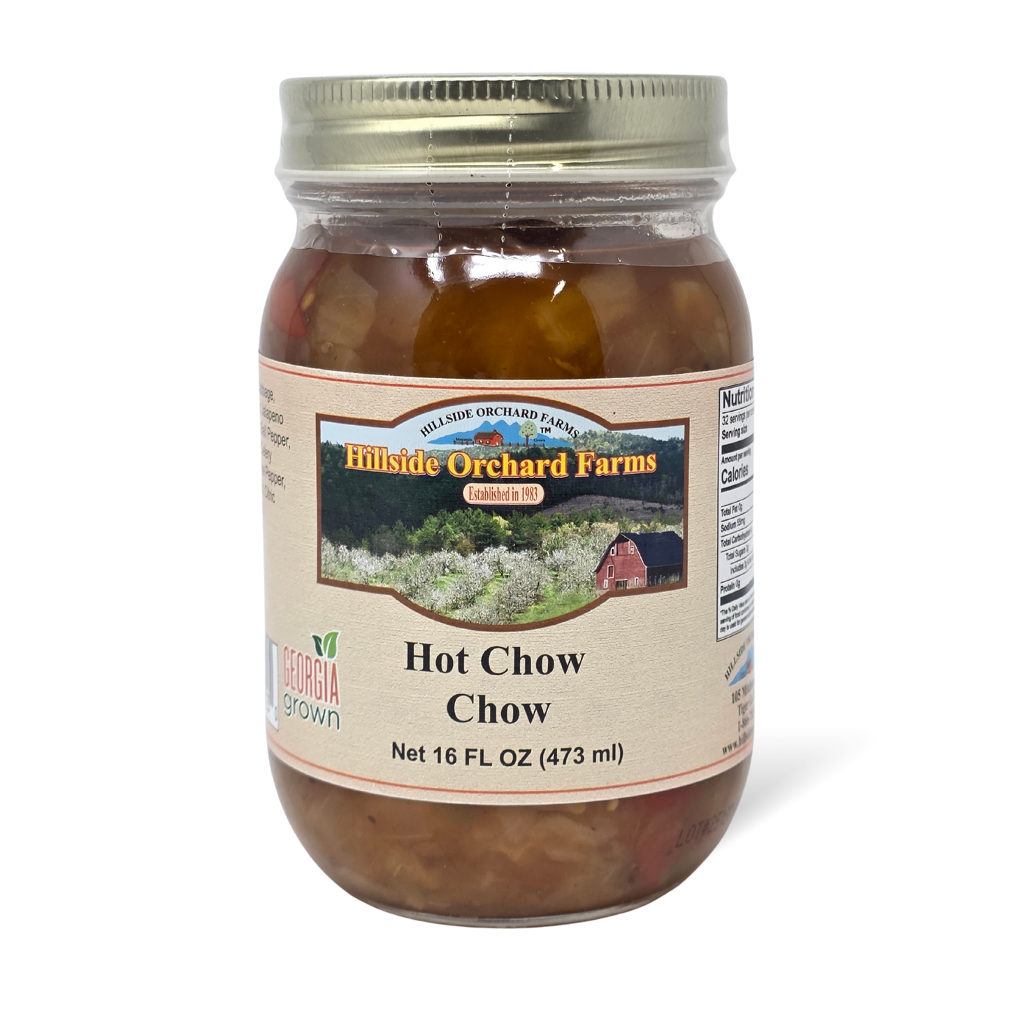 Hillside Orchard Farms Hot Chow Chow (16 fl oz)