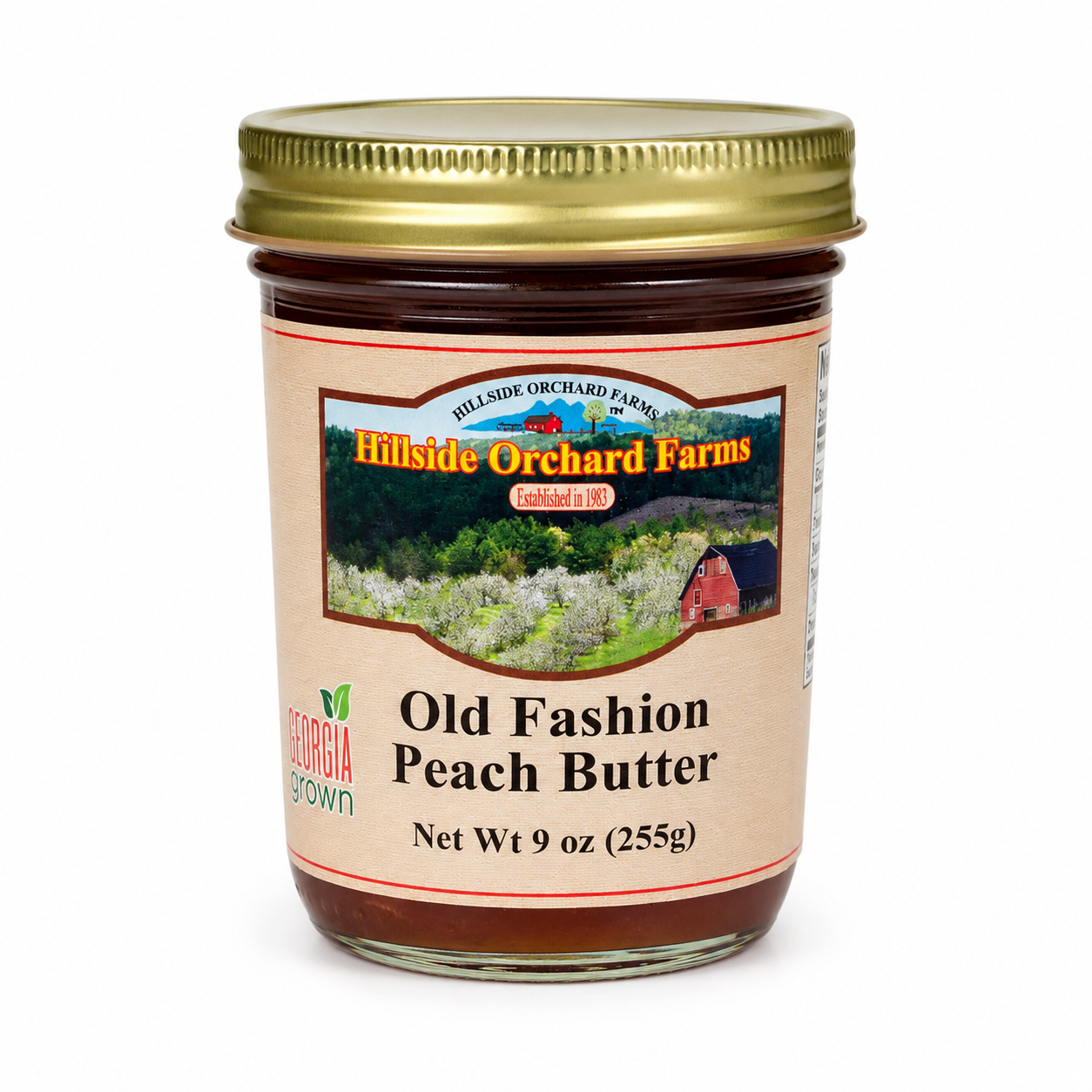 Hillside Orchard Farms Old Fashion Peach Butter – 9oz (255g)
