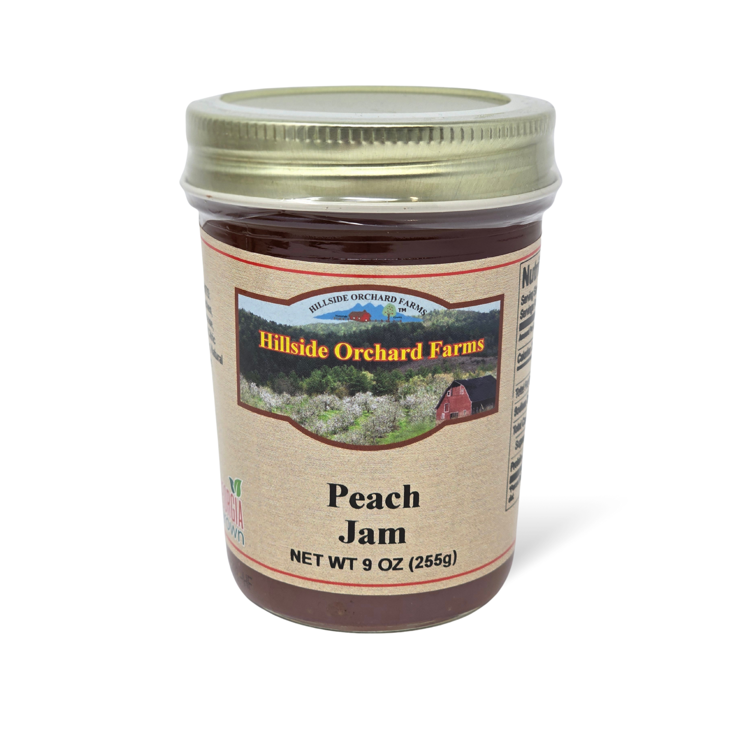Hillside Orchard Farms Peach Jam (9 oz)