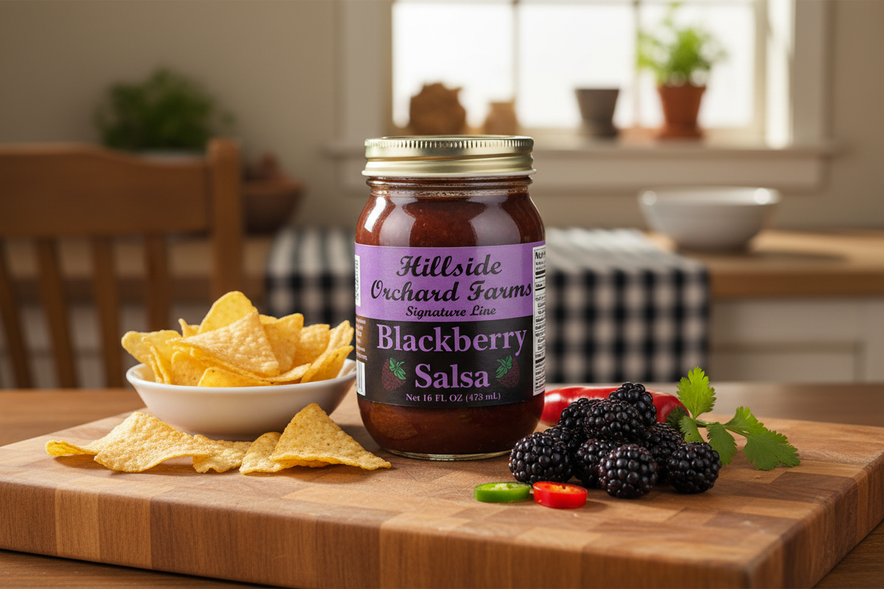 Hillside Orchard Farms Blackberry Salsa (16 fl oz)