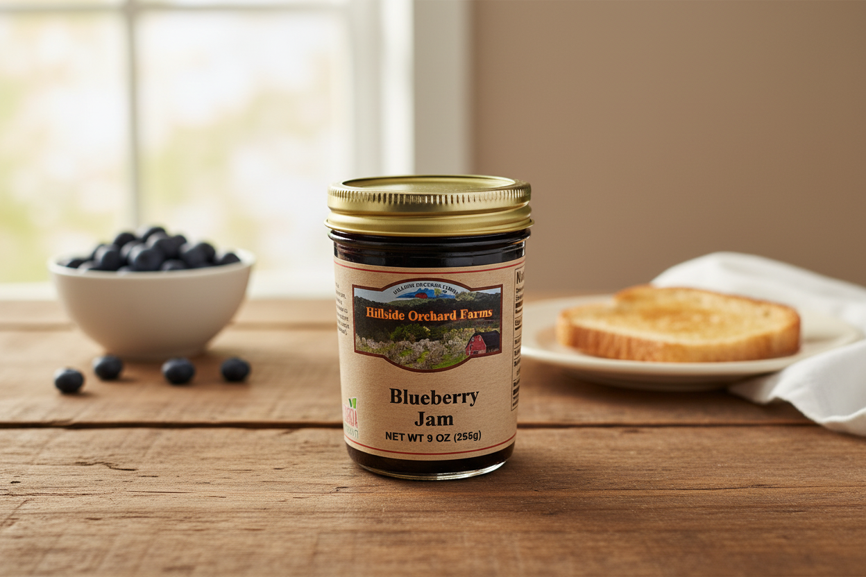Hillside Orchard Farms Blueberry Jam (9 oz)