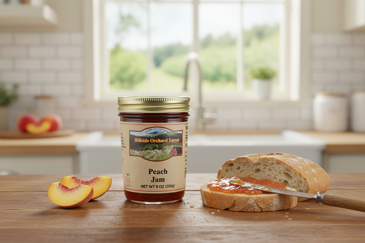 Hillside Orchard Farms Peach Jam (9 oz)
