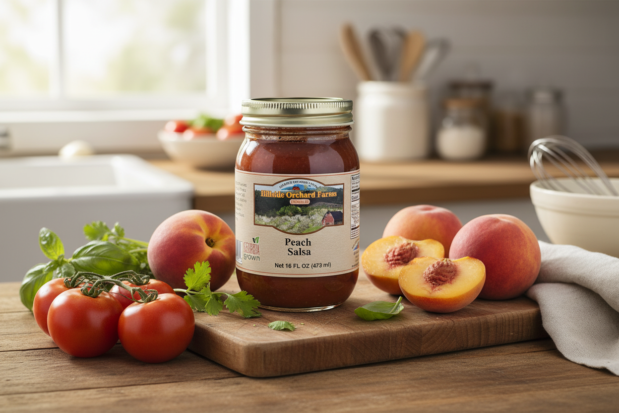 Hillside Orchard Farms Peach Salsa (16 fl oz)