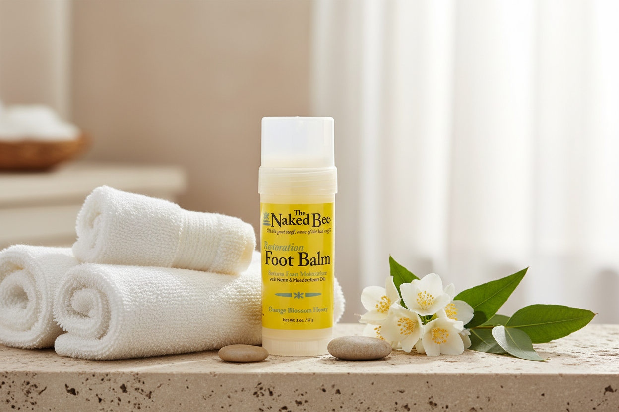 The Naked Bee Restoration Foot Balm (2 oz)