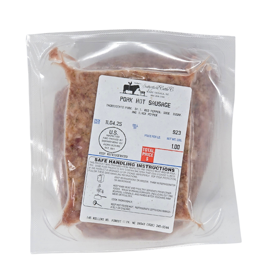 Hot Sausage – Satterfield Cattle Co. (1 lb)