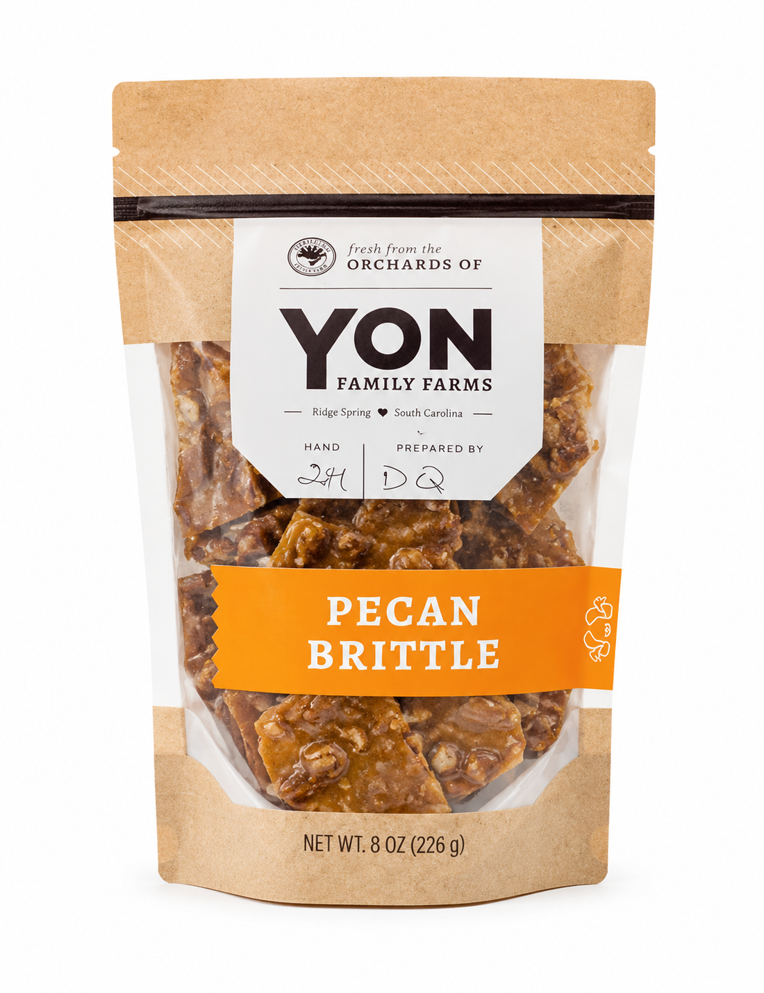 Yon Family Farms Pecan Brittle (8 oz)