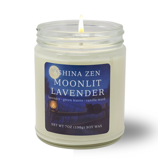 Moonlit Lavender Soy Candle – 9oz