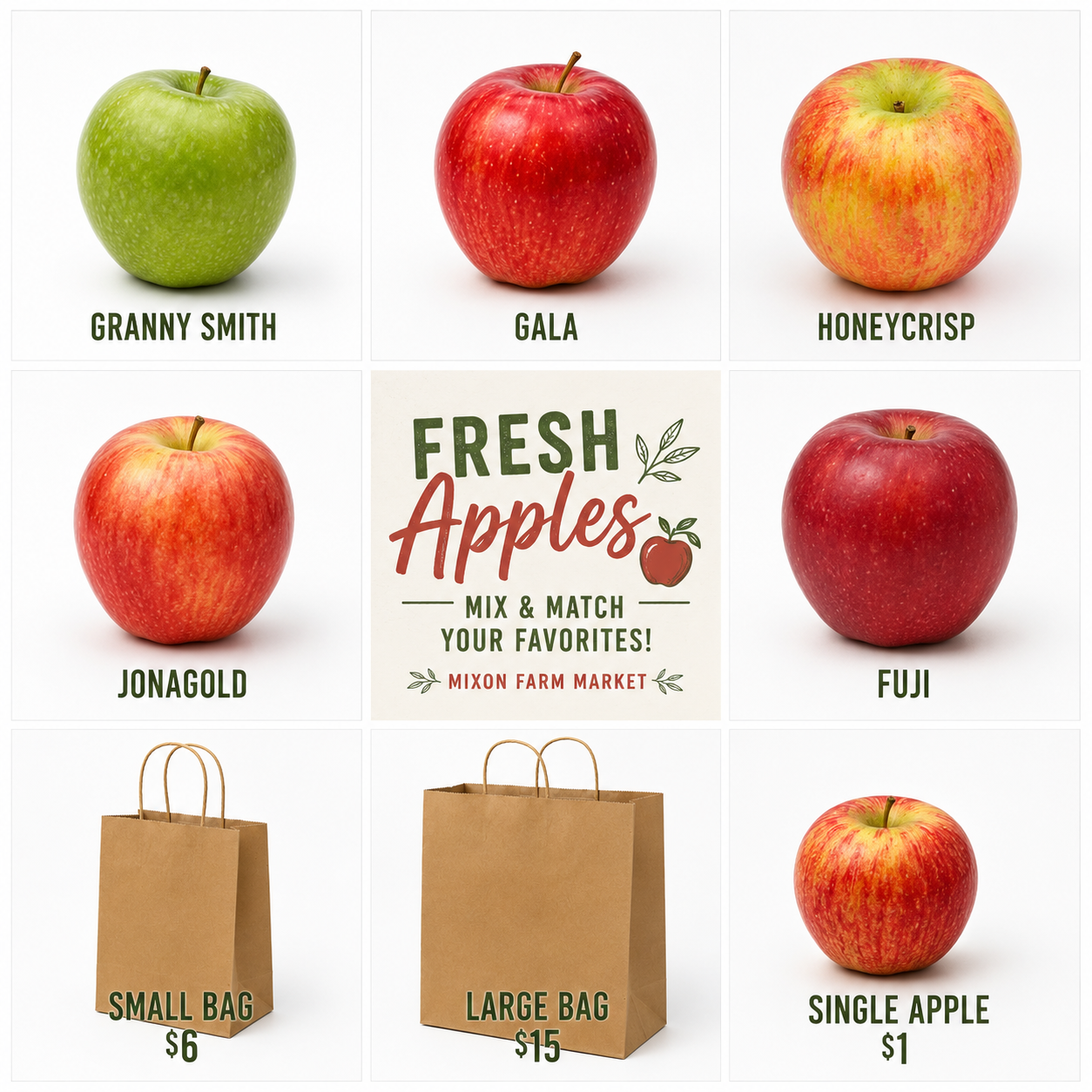 Fresh Apples – Mix & Match