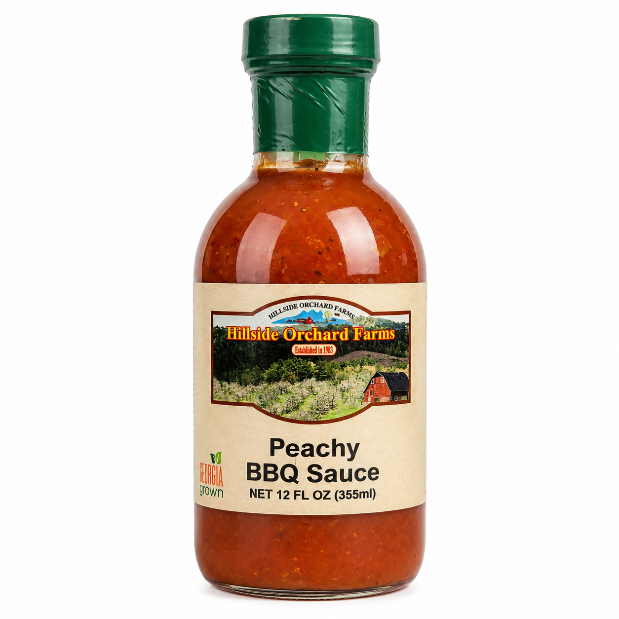 Hillside Orchard Farms Peachy Barbecue Sauce – 12 fl oz