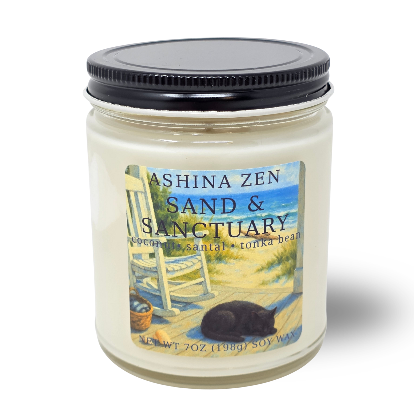 Sand & Sanctuary Soy Candle – 9oz
