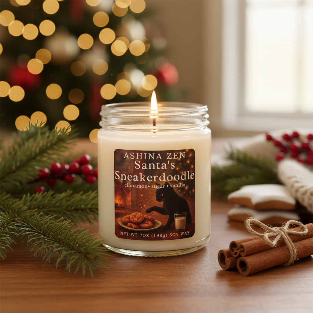Santa’s Sneakerdoodle Soy Candle – 9oz